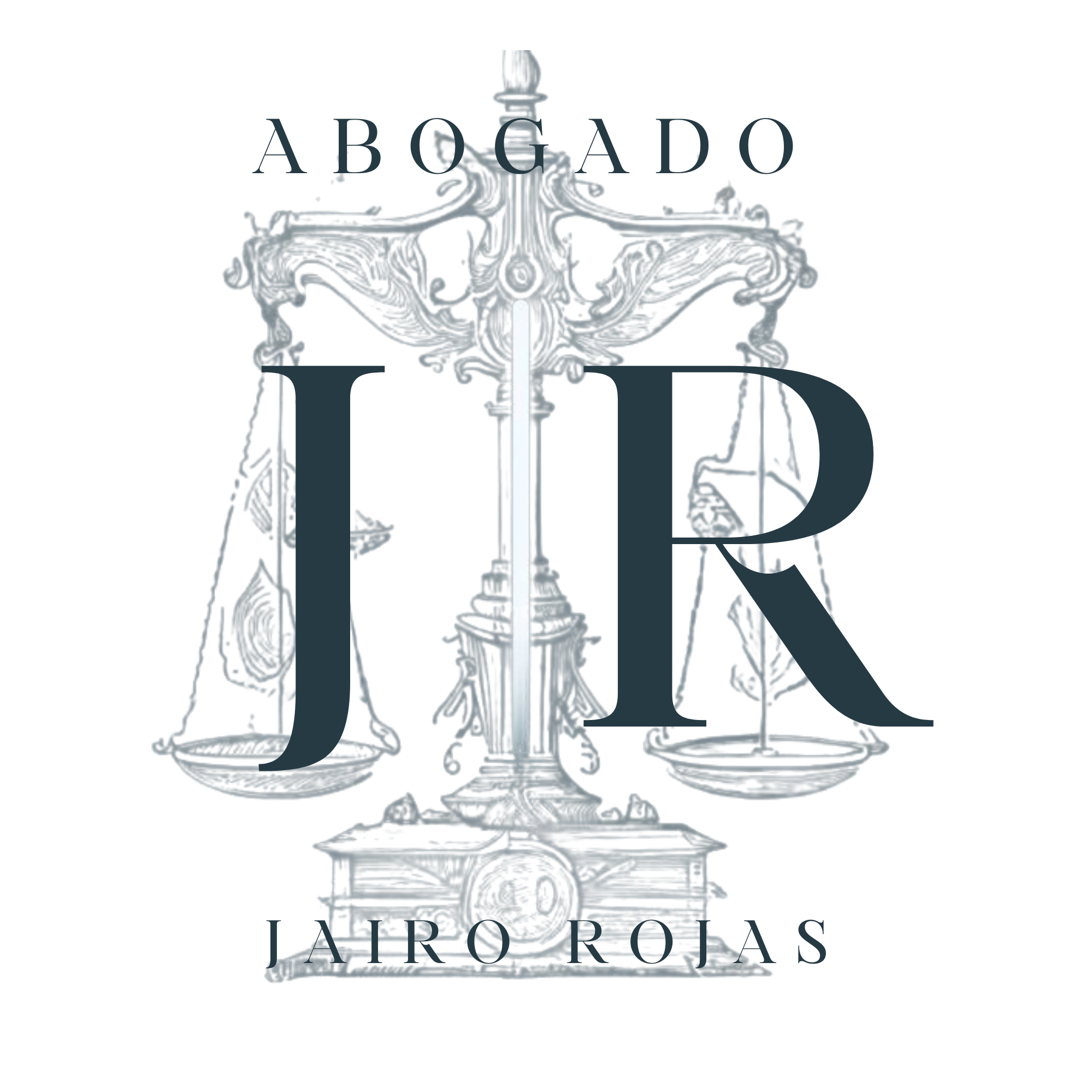 logo firma de abogados moderno ilustrativo elegante blanco con negro